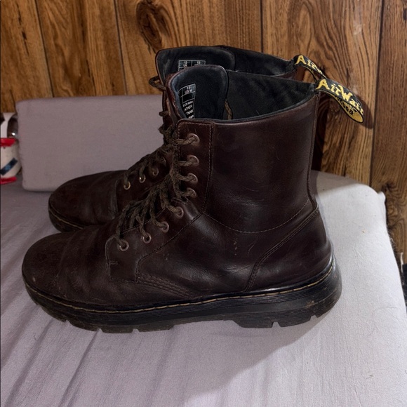 Dr. Martens Brown Combs Leather Boots - Picture 2 of 8